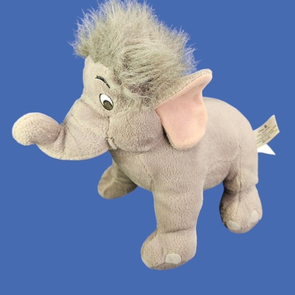 Disney Jungle Book Hathi Baby Elephant Plush Gray Soft Toy Stuffed‎ Animal Vtg